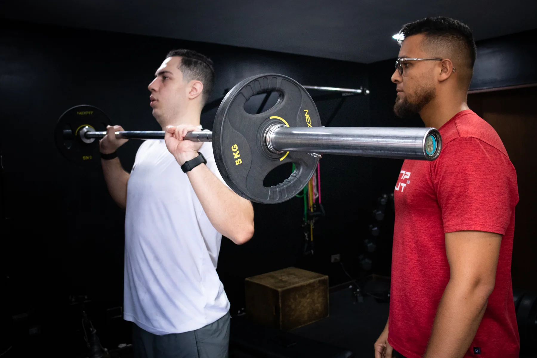 Supervisión en sala de entrenamiento